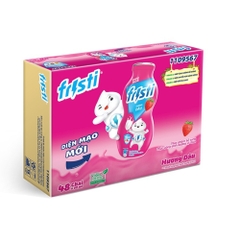 Thùng 48 chai sữa Fristi vị dâu/cam/nho/táo/đào tiên 80ml
