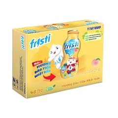 Thùng 48 chai sữa Fristi vị dâu/cam/nho/táo/đào tiên 80ml