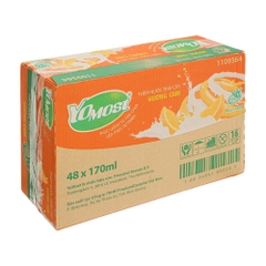 Thùng 48 hộp sữa Yomost vị dâu/cam/lựu/ bạc hà và việt quất hộp 170ml