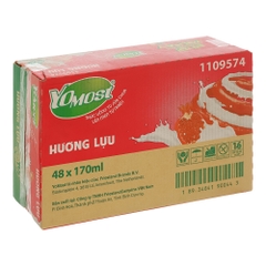 Thùng 48 hộp sữa Yomost vị dâu/cam/lựu/ bạc hà và việt quất hộp 170ml