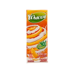 Thùng 48 hộp sữa Yomost vị dâu/cam/lựu/ bạc hà và việt quất hộp 170ml