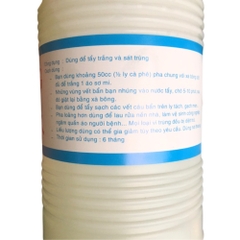 Combo 6 -12 chai nước tẩy trắng Javel Vân Phương chai 1 lít