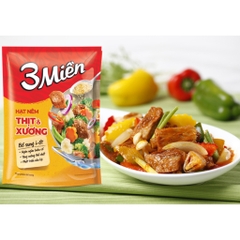 Thùng 4/24 gói hạt nêm 3 Miền thịt & xương 400g/2kg