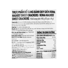 Bánh Roma Malkist Crackers gói 140g