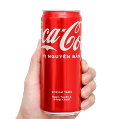 Nước ngọt Coca Cola vị nguyên bản lon 235ml/320ml và chai 300ml/390ml/600ml/1.5L/2.25L
