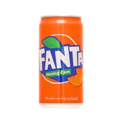 Nước giải khát Fanta hương cam/xá xị/soda kem/nho lon 235ml/320ml