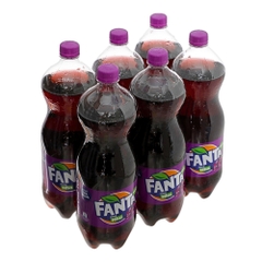 (Lốc 6 chai) Nước giải khát Fanta hương cam/xá xị/soda kem/nho chai 300ml/390ml/600ml/1.5L
