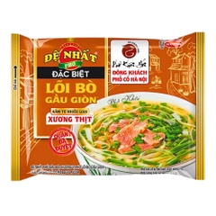 Thùng 30 gói phở Đệ Nhất đặc biệt lõi bò gầu giòn gói 67g