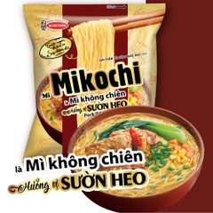 Thùng 24 gói Mikochi hương vị sờn heo gói 80g