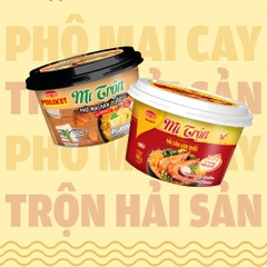 Thùng 12 tô mì trộn Miliket vị phô mai Hàn Quốc tô 90g