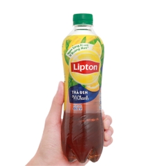 Trà đen Lipton vị chanh chai 450ml