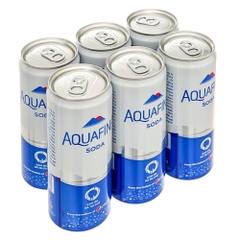 (Lốc 6 chai/lon) Nước uống tinh khiết/nước giải khát soda Aquafina lon 320ml & chai 355ml/500ml/1.5L