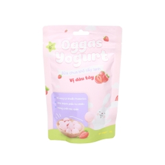 Sữa chua Oggas Yogurt vị dâu tây/chuối/nguyên bản/dưa lưới/việt quất/mãng cầu 10gr/18gr cho bé từ 6 tháng tuổi