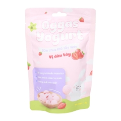 Sữa chua Oggas Yogurt vị dâu tây/chuối/nguyên bản/dưa lưới/việt quất/mãng cầu 10gr/18gr cho bé từ 6 tháng tuổi