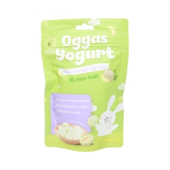 Sữa chua Oggas Yogurt vị dâu tây/chuối/nguyên bản/dưa lưới/việt quất/mãng cầu 10gr/18gr cho bé từ 6 tháng tuổi