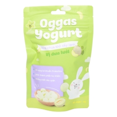 Sữa chua Oggas Yogurt vị dâu tây/chuối/nguyên bản/dưa lưới/việt quất/mãng cầu 10gr/18gr cho bé từ 6 tháng tuổi
