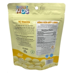 Váng sữa sấy lạnh Smart Kids vị vanilla/hạt dẻ/dâu 18gr cho bé từ 8 tháng tuổi