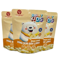 (Combo 5/10 gói) Váng sữa sấy lạnh Smart Kids vị vanilla/hạt dẻ/dâu 18gr cho bé từ 8 tháng tuổi