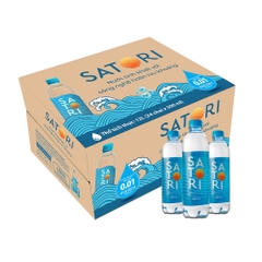 Thùng 12/24 chai nước suối Satori 350/500/1500ml