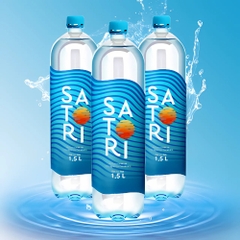 Thùng 12/24 chai nước suối Satori 350/500/1500ml