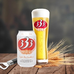 Thùng 24 lon bia 333 330ml