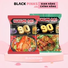 Thùng 30 gói mì Kokomi 90 tôm chua cay/sườn cay vị hành phi gói 90g