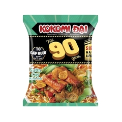 Thùng 30 gói mì Kokomi 90 tôm chua cay/sườn cay vị hành phi gói 90g