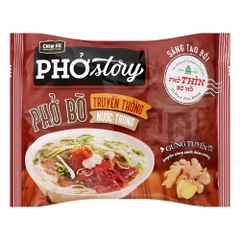 Thùng 12/15/30 tô/gói phở bò Phở Story phở thìn bờ hồ/ phở thìn có thịt 72/131g