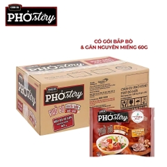 Thùng 12/15/30 tô/gói phở bò Phở Story phở thìn bờ hồ/ phở thìn có thịt 72/131g