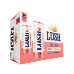 Thùng 24 lon bia Lush Citrus Madness hương bưởi hồng và vỏ cam chanh lon 330ml