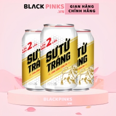 Thùng 24 lon bia Sư Tử Trắng 330ml