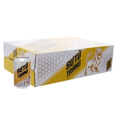 Thùng 24 lon bia Sư Tử Trắng 330ml