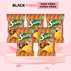 Combo 5 gói snack khoai tây Swing vị bít tết, gà Teriyaki, phô mai, bò nướng 32/60/108g