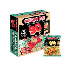 Thùng 30 gói mì Kokomi 90 tôm chua cay/sườn cay vị hành phi gói 90g