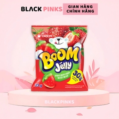 Kẹo dẻo Boom Orion vị đào/muối ớt/chanh dây/đào/nho/dâu/me (dây 10 gói x 25g)