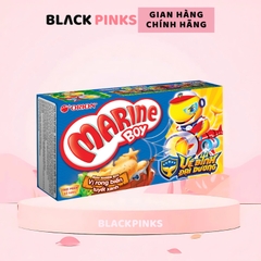 Bánh cá Marine Boy vị rong biển tuyết xanh/tôm nướng môi đỏ/gà BBQ hộp 35g