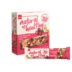 Thanh hạt dinh dưỡng PLAY Natural & Healthy vị nam việt quất/ rong biển/ nấm hương 25g