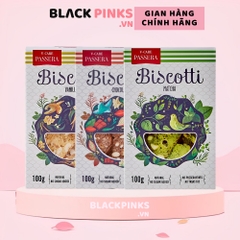 Combo 1/2/3/5 hộp bánh Biscotti vị matcha/chocolate/vanilla 100g