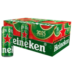 Thùng 24 lon bia Heineken Sleek/Silver/không cồn lon 250ml/330ml