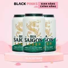 Thùng 24 lon bia Sài Gòn Lager 330ml