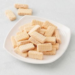 (1 hộp/combo 5 hộp) Bánh xốp kem Bissin dâu tây/dừa/socola/cà phê/dâu đất/dâu rừng 100g