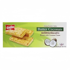 Bánh quy kem/lúa mạch/dừa/kem socola/cam/dâu tây/dưa lê Bissin 150g/170g/180g