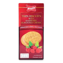 Bánh quy kem/lúa mạch/dừa/kem socola/cam/dâu tây/dưa lê Bissin 150g/170g/180g