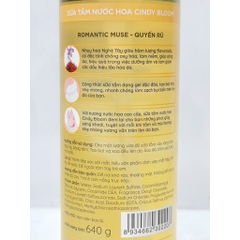 Sữa tắm nước hoa Cindy Bloom urban vibes/romantic muse/fresh ocean/aroma flower 640g