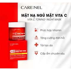 Mặt nạ ngủ trắng da Care:nel Vita C Toning Night Mask 80ml