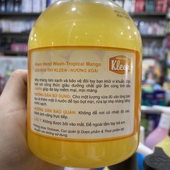 Nước rửa tay Kleen 500ml hương đào/xoài/trà xanh/oải hương