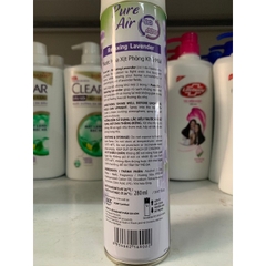 Xịt phòng hương nước hoa Pure Air hương phấn/hoa hồng/anh đào/lavender/cam chanh/ 280ml