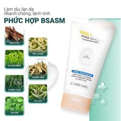 Sữa rửa mặt trứng Care: Nel Egg Pore Clinic làm dịu da,se khít lỗ chân lông, tẩy tế bào chết 150ml