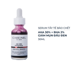 Tinh chất tẩy tế bào chết Care:Nel AHA BHA làm sạch da, cân bằng độ PH, giảm mụn đầu đen 30ml