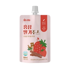 Nước uống hồng sân Kijang Momjang vị dâu/táo 80ml